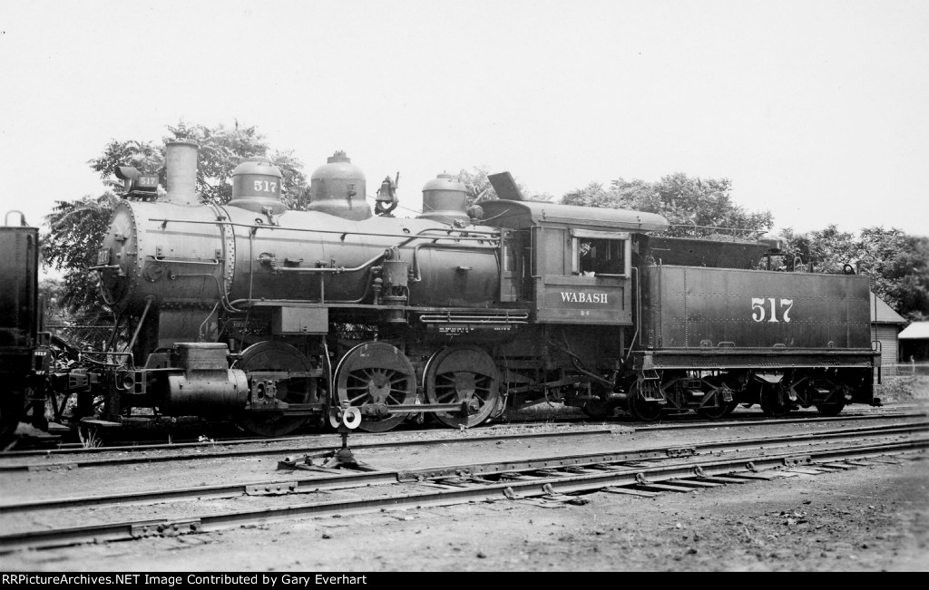 WAB 0-6-0 #517 - Wabash RR